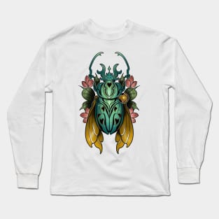 scarab beetle Long Sleeve T-Shirt